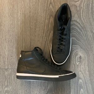 Leather high tops
